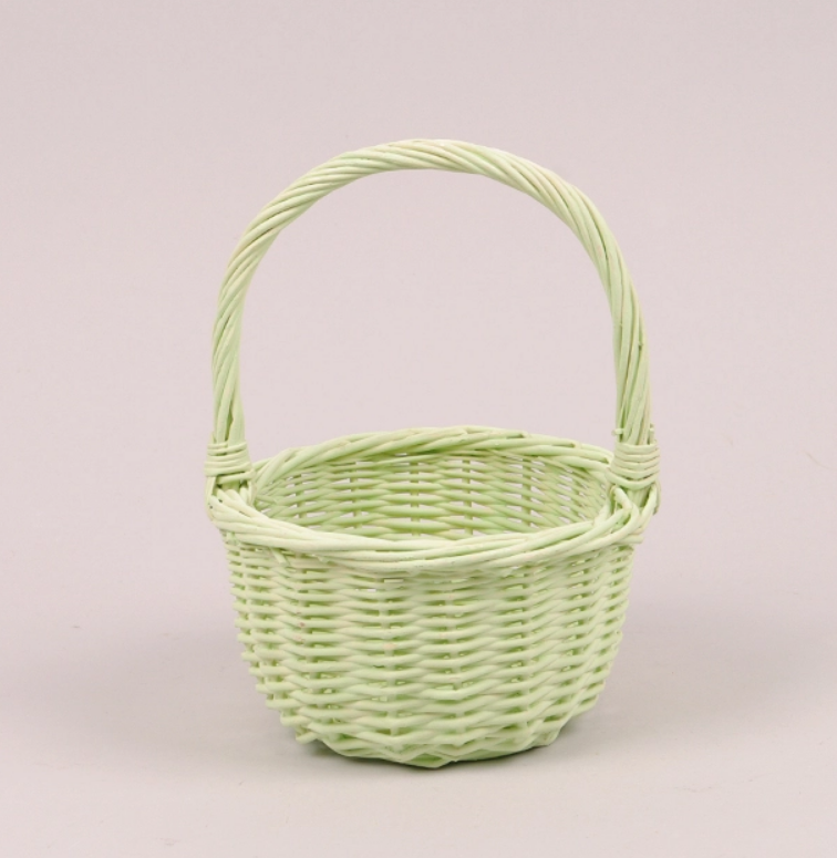 Корзина из лозы круглая (46172)