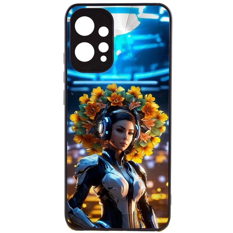 Противоударный TPU+PC Чехол Prisma Ladies для Xiaomi Redmi 12 Cyberpunk