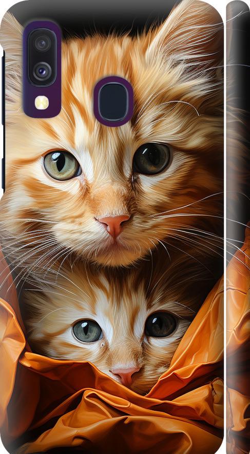 Чехол на Samsung Galaxy A40 2019 A405F Котики 2 (5664m-1672-42517)