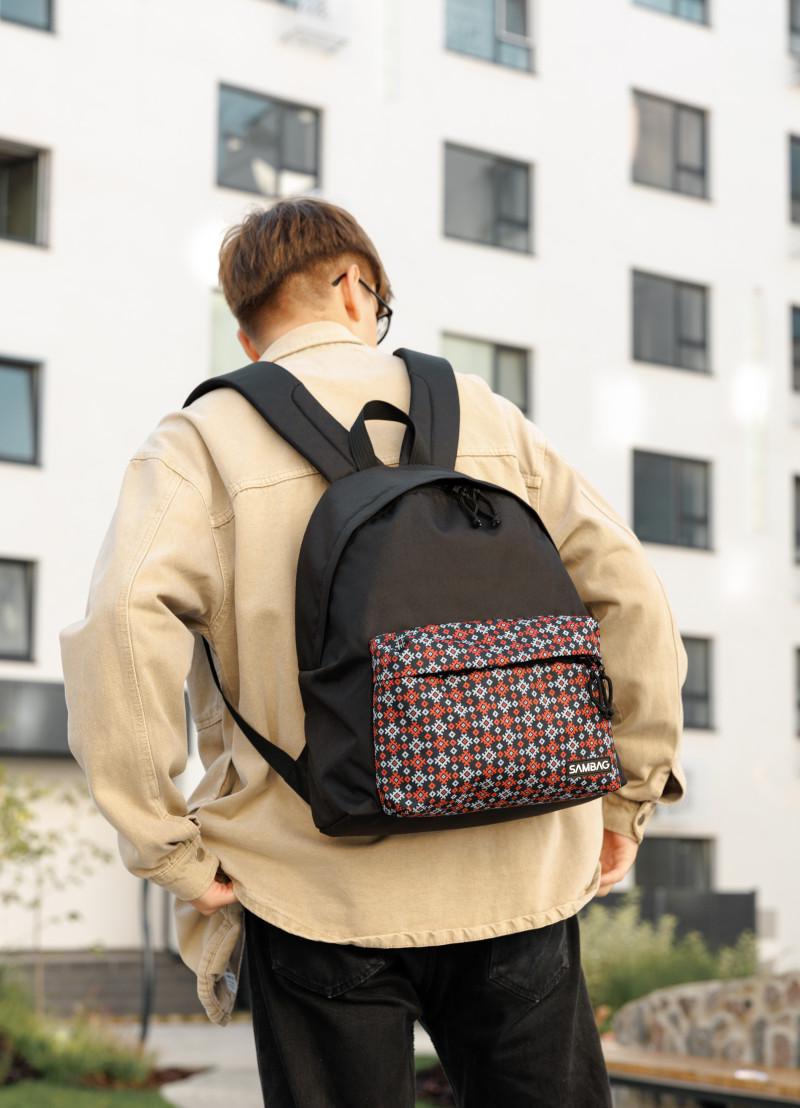 Рюкзак мужской Sambag Active тканевый с принтом Ornament 40х33х14 см (11811148m) Рюкзак мужской Sambag Active тканевый с принтом Ornament 40х33х14 см (11811148m)
