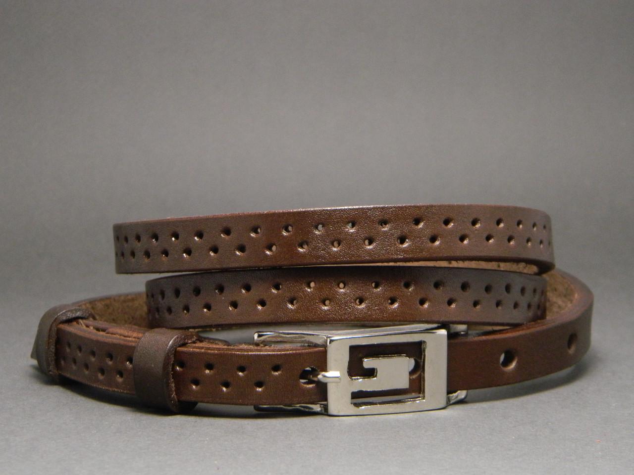 Ремень женский кожаный Svetlana Zubko 3F15226 Коричневый - фото 1 Ремень женский кожаный Svetlana Zubko 3F15226 Коричневый - фото 1