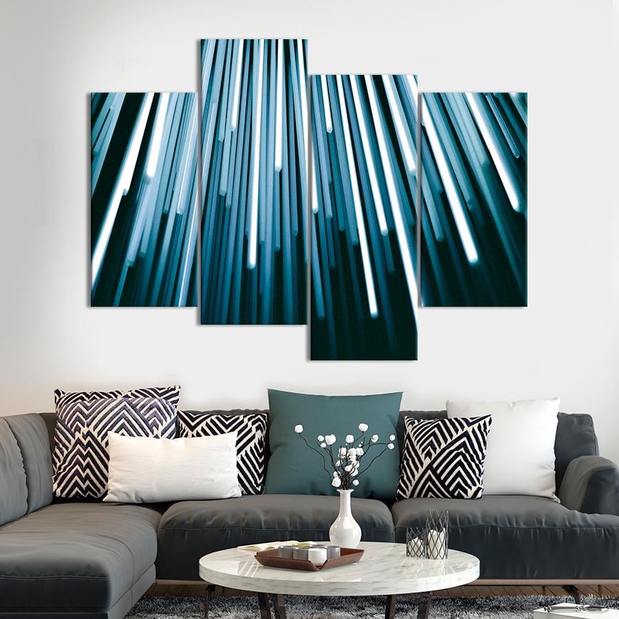 Картина абстракция Лучи белого света 149x106 см (A888-4)