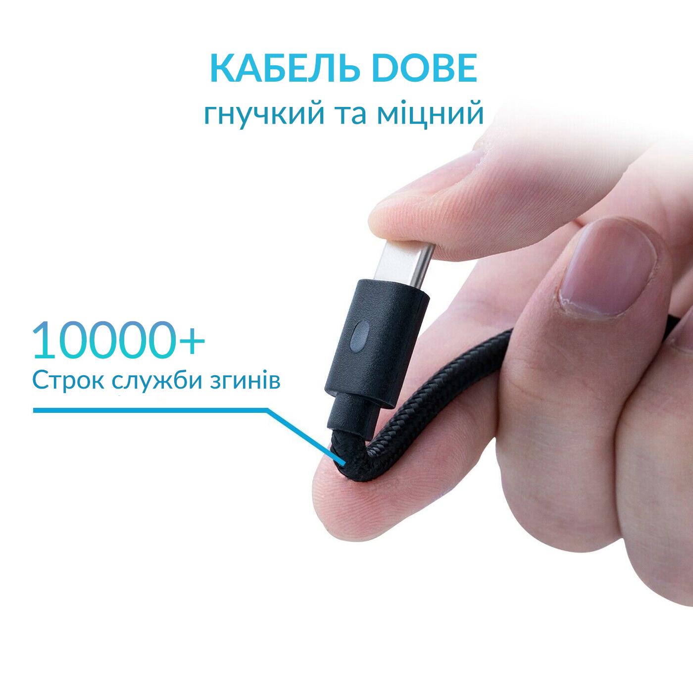 Кабель для зарядки и передачи данных Dobe 3 м USB/USB Type-C для геймпада DualSense Sony PS5/PS5 Digital Edition и Microsoft Wireless Controller Xbox Series S/X (10088762) - фото 5