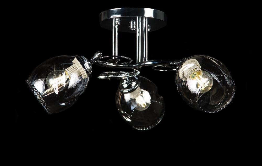 Люстра с плафонами Ray L9609B/3 CR (IR006120)