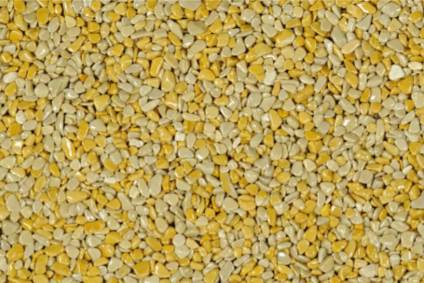 Декоративная штукатурка RАМIX Каменный ковер Крошка Мори Верона Желтый