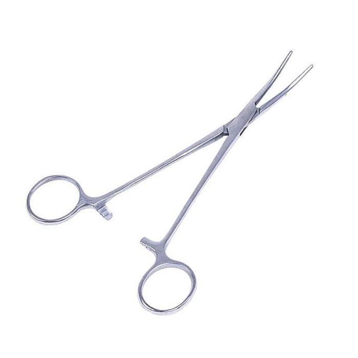 Затискач рибальський Fox вигнутий нержавійка 18 см (9600)