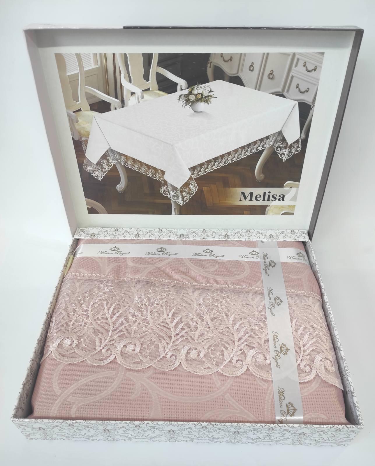 Скатерть Maison Royale 160x300 Melisa Pudra (CN6803)