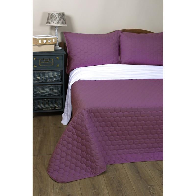 Покрывало Lotus Broadway Comb 175x220 см Фиолетовый (3930181)