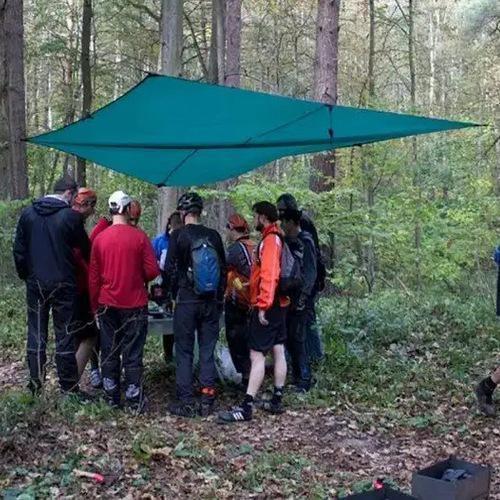 Туристический тент и оттяжками Tribe UTRT-101 3,0х5,0 м Зеленый - фото 7