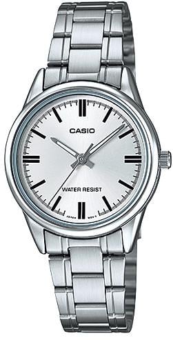 Наручний годинник жіночий Casio LTP-V005D-7A d 28 мм Срібний/Сірий (2554467065)
