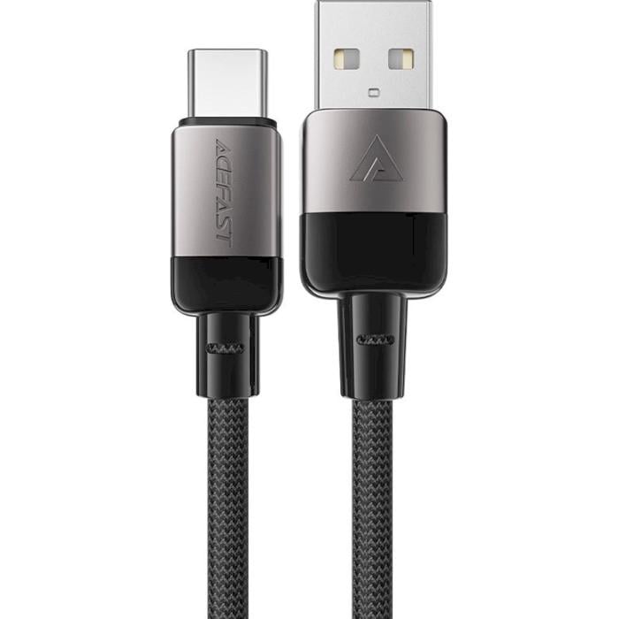 Кабель Acefast C9-04 USB 2.0 USB-A to USB-C 1,2 м 3A Black (6974316283010) Кабель Acefast C9-04 USB 2.0 USB-A to USB-C 1,2 м 3A Black (6974316283010)