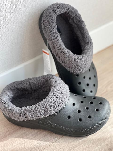 Утепленные сабо Crocs Classic Blitzen р. 38-39 Black/Multi (26557746) - фото 8