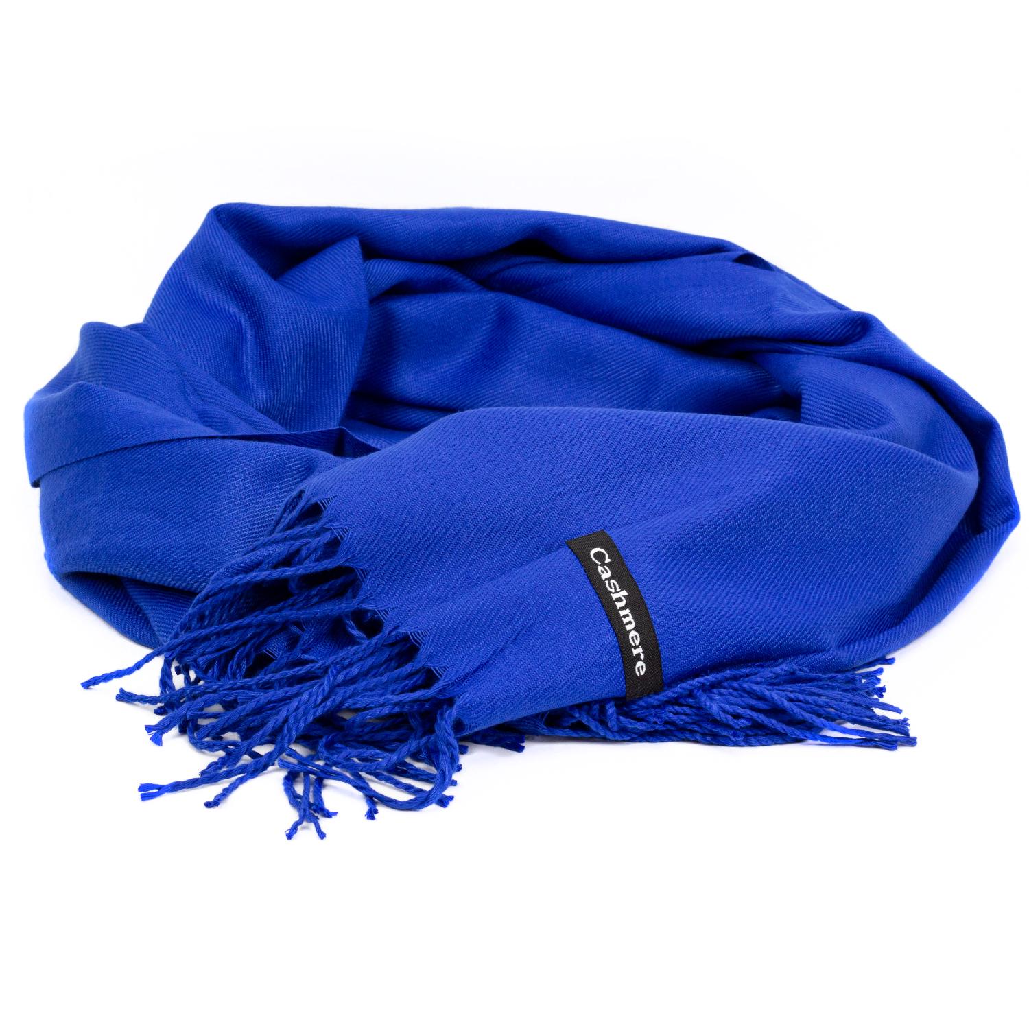 Женский кашемировый шарф Cashmere Синий (S92012)