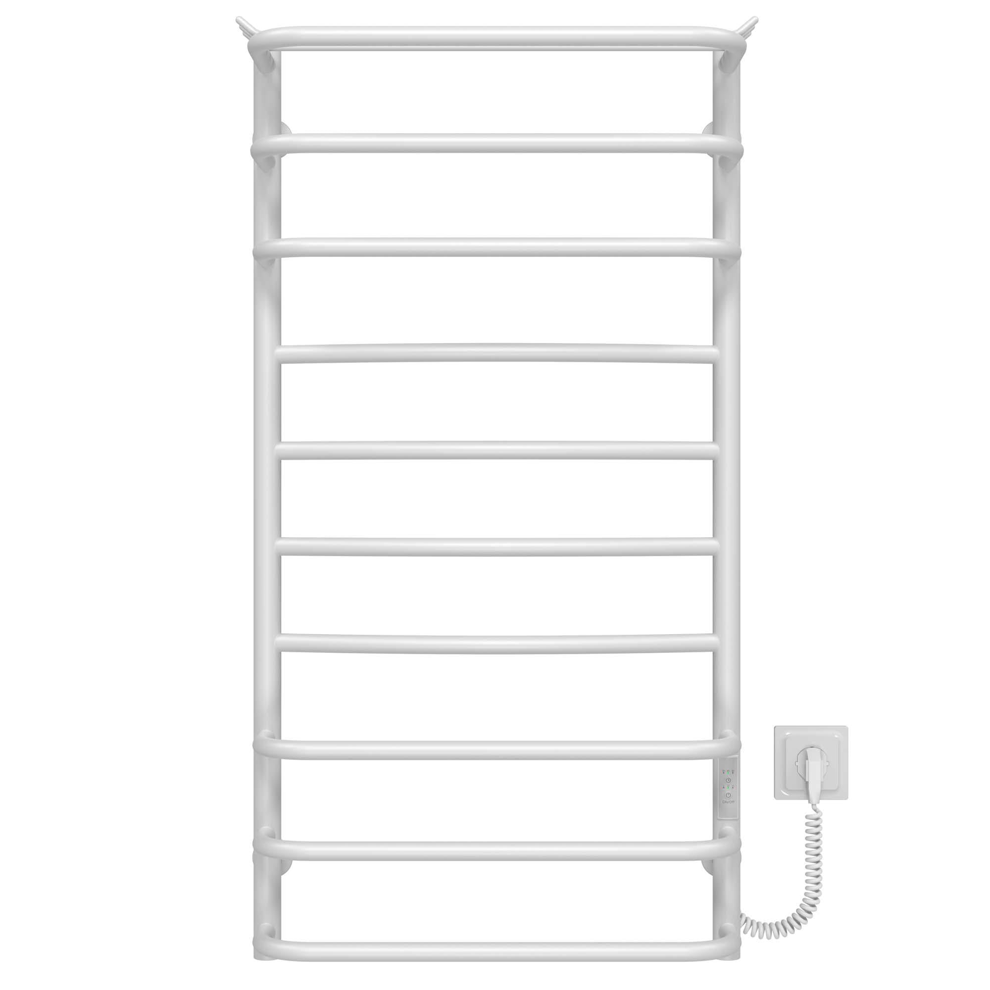 Рушникосушарка електрична Deffi Юність П10 WD03 праве підключення нержавіюча сталь 500х1000 мм Білий (C.YU.100.50.10.E.W.R.3)