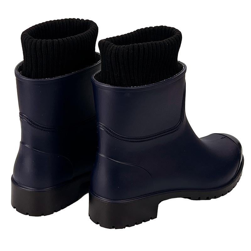 Гумові чоботи жіночі 602-50 з утеплювачем p. 40/26 см Синій - фото 4 Гумові чоботи жіночі 602-50 з утеплювачем p. 40/26 см Синій - фото 4