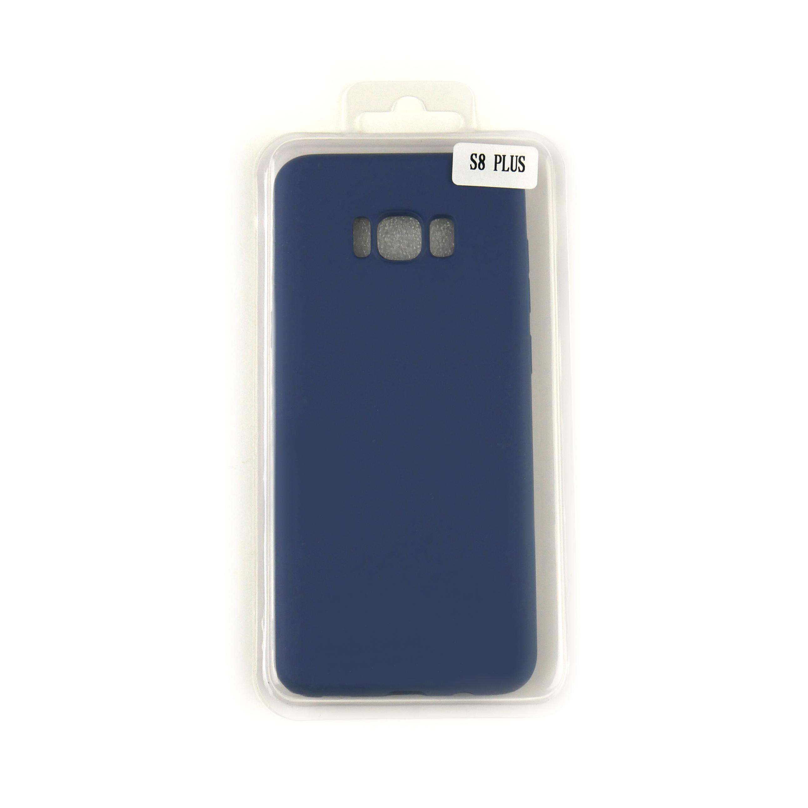 Чехол Silicone Case Full Cover Samsung S8 Plus Синий