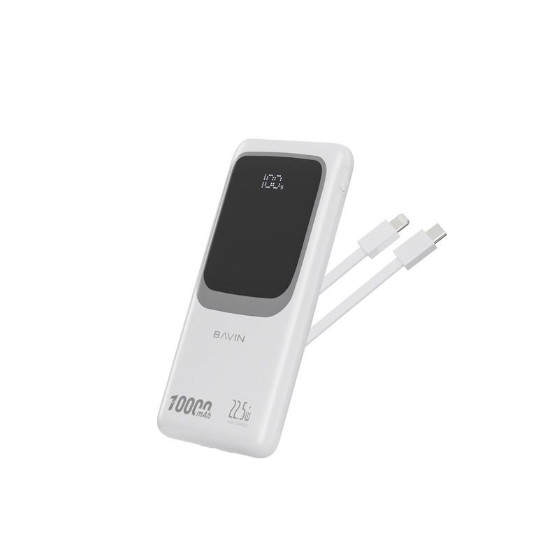 Повербанк BAVIN PC1029S 10000 mAh FAST CHARGING 22,5W White (Y-PC1029S-WH)