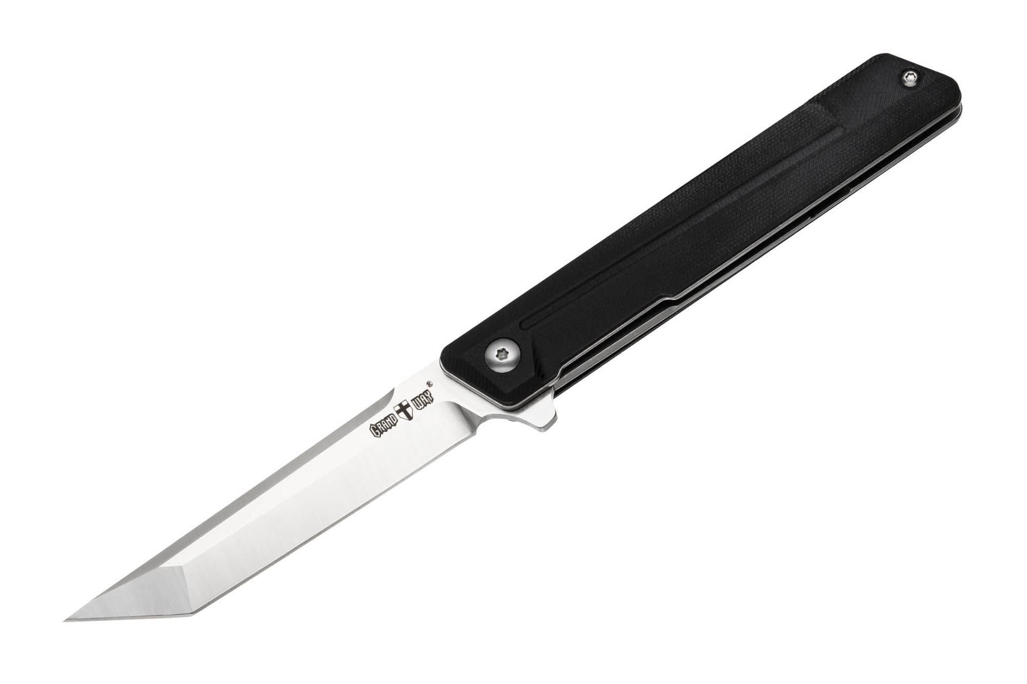 Ніж складаний Grand Way SG 051 на підшипнику з клинком із сталі D2 Black (SG 051)