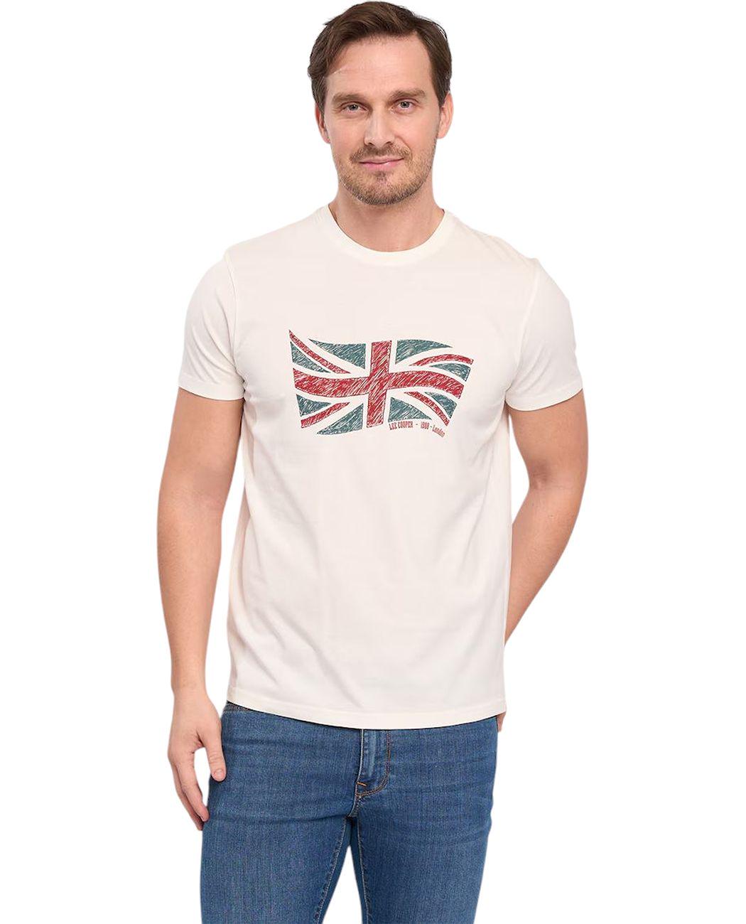 Футболка мужская Lee Cooper 10196435.W13 XXL Белый (5942723032355)