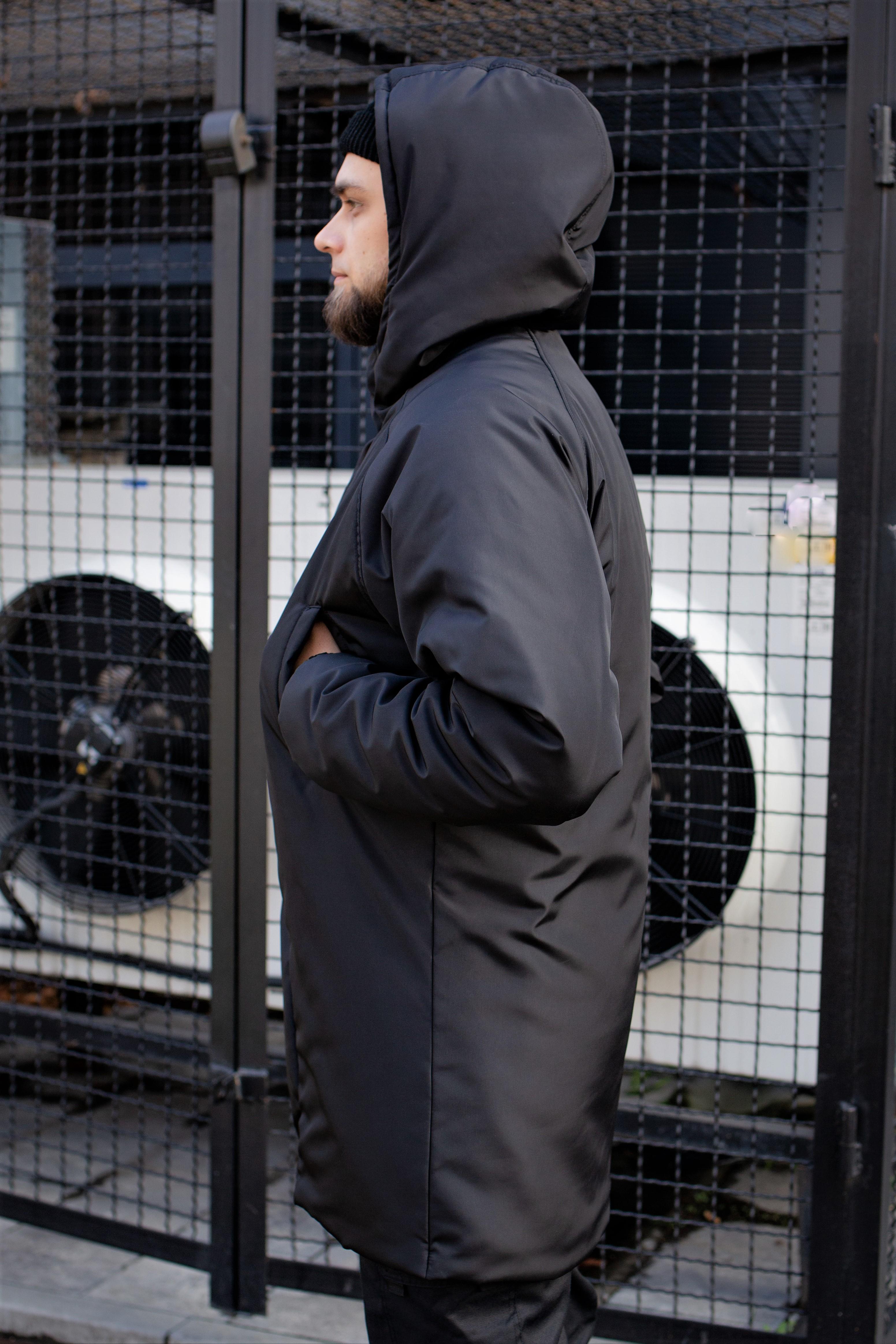 Парка зимова Without Island man S Black (S8048904) - фото 4