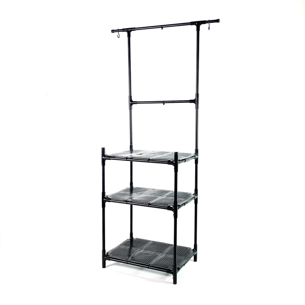 Полиця-етажерка у ванну кімнату Bona Part 2-3х ярусна з поличками для дрібних речей (2616444822)