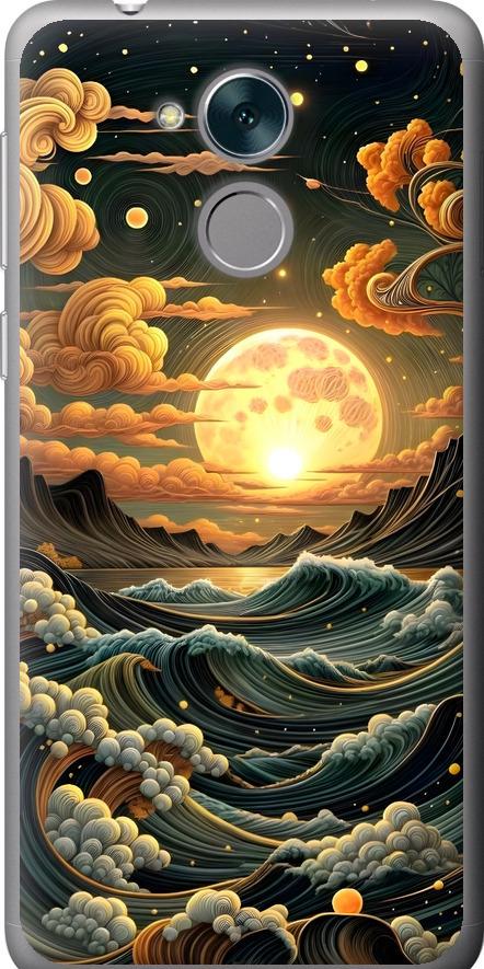 Чехол на Huawei Enjoy 6s Арт волны (6332u-1659-42517) Чехол на Huawei Enjoy 6s Арт волны (6332u-1659-42517)