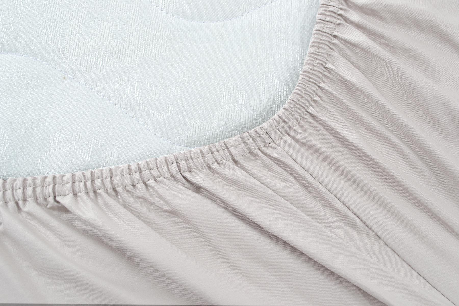 Простынь на резинке Penelope Pure 160x200/35 см Серый (svt-2000022343749) - фото 2