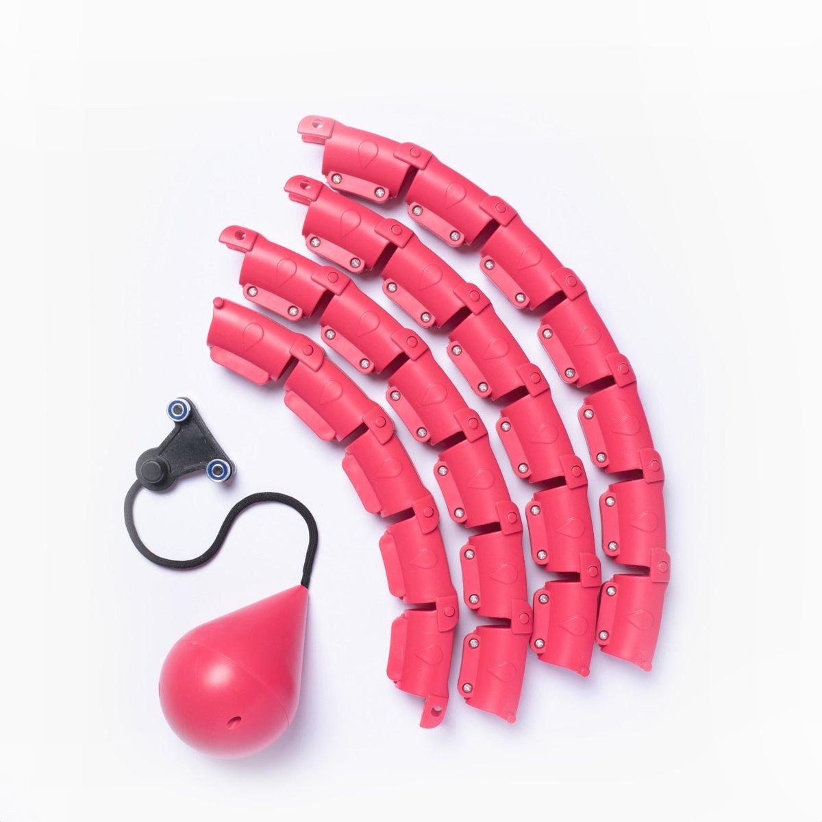 Хулахуп для похудения Hoola Hoop Massager Розовый (1010305-Pink) - фото 2