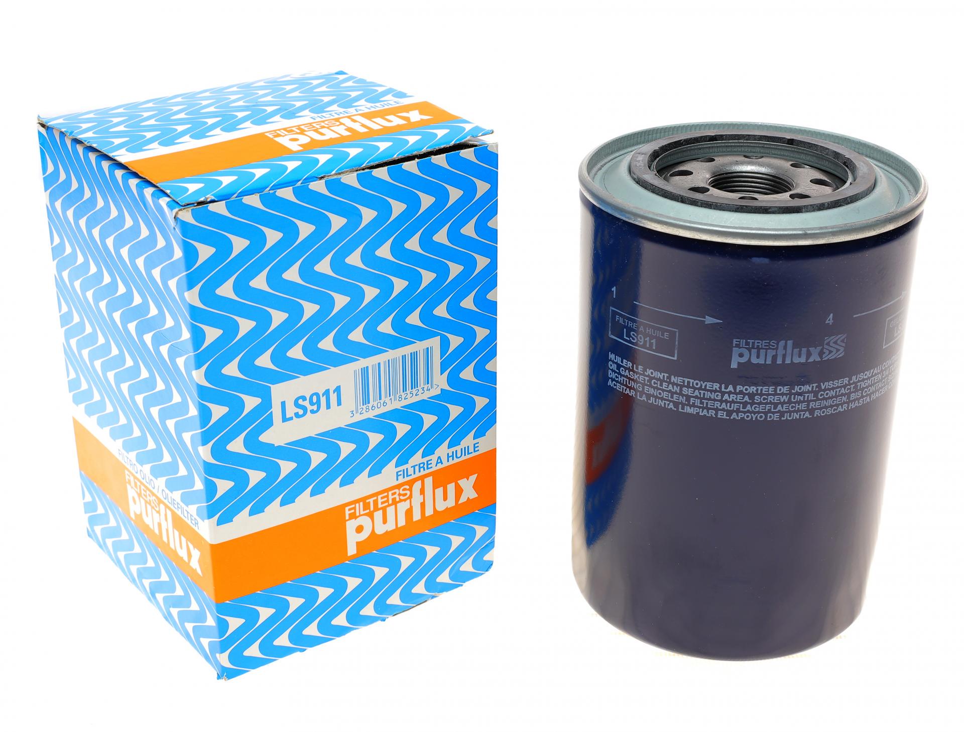 Фильтр масляный PURFLUX для Mitsubishi Pajero 2,8TDI/3,2DI-D- (LS911)