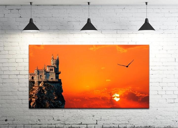 Картина на холсте DK Ласточка гнезда 50х100 см (DKP4560-g641)