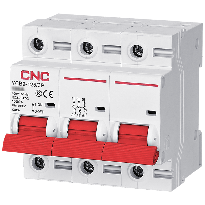 Автоматический выключатель CNC Electric YCB9-125 3P 80A 10kA C (Б00043939)