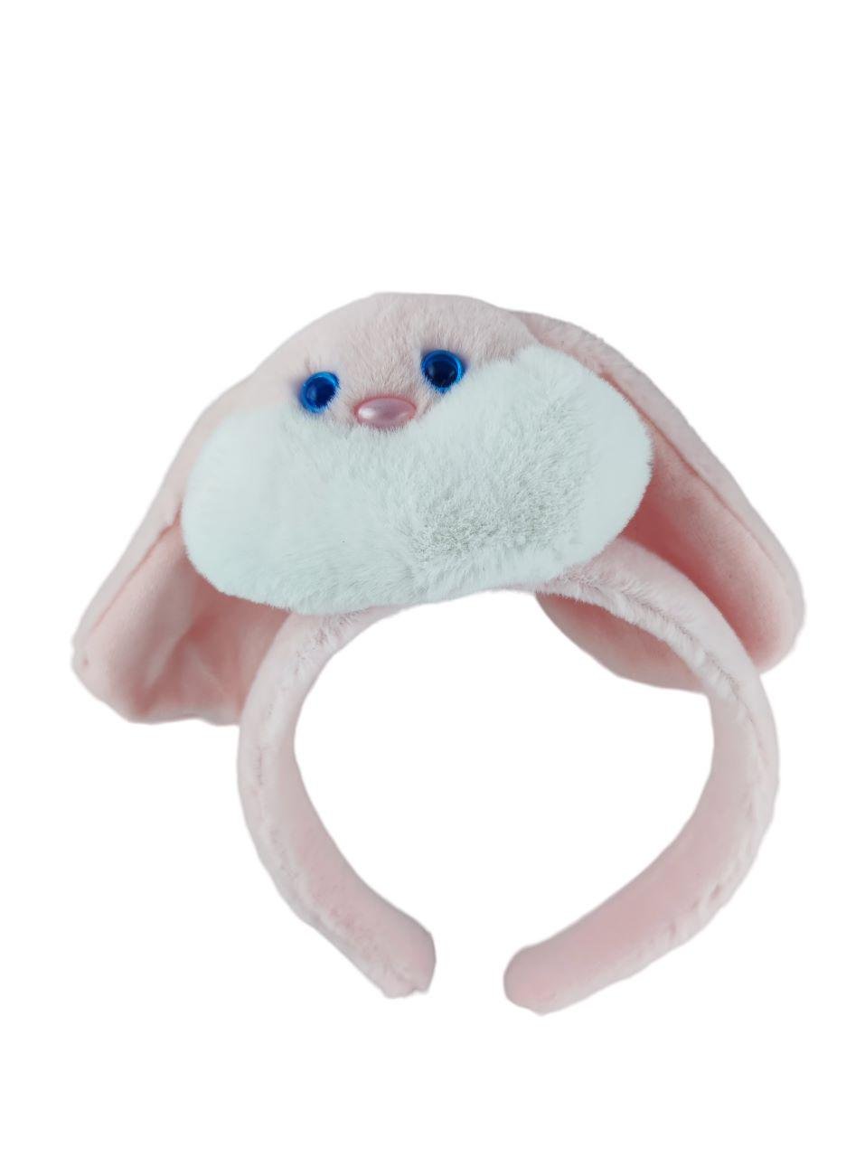 Обруч на голову із Зайцем Рожевий (151281)