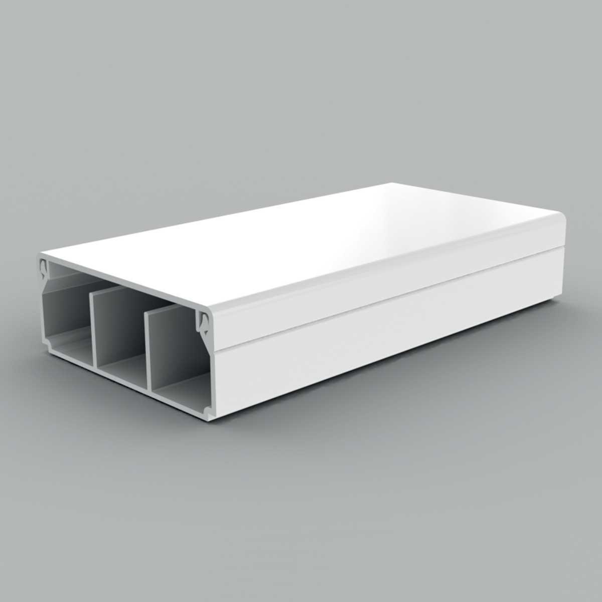 Кабель-канал KOPOS LH 50x20 мм 2 пог.м 3-секционный ПВХ Белый (LHD 50X20/2_HD)