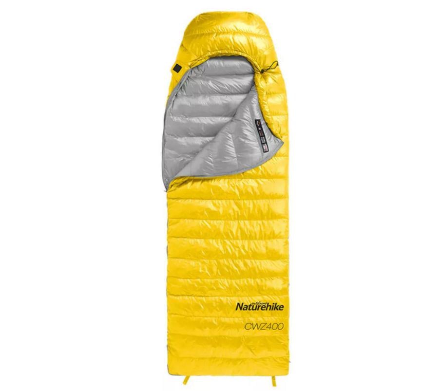 Спальний мішок Naturehike CW400 NH18C400-D, Yellow