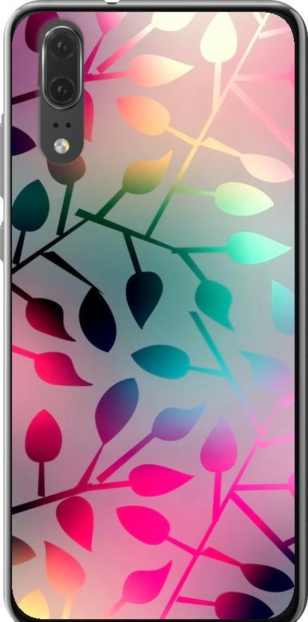 Чехол на Huawei P20 Листья (2235t-1396-42517)
