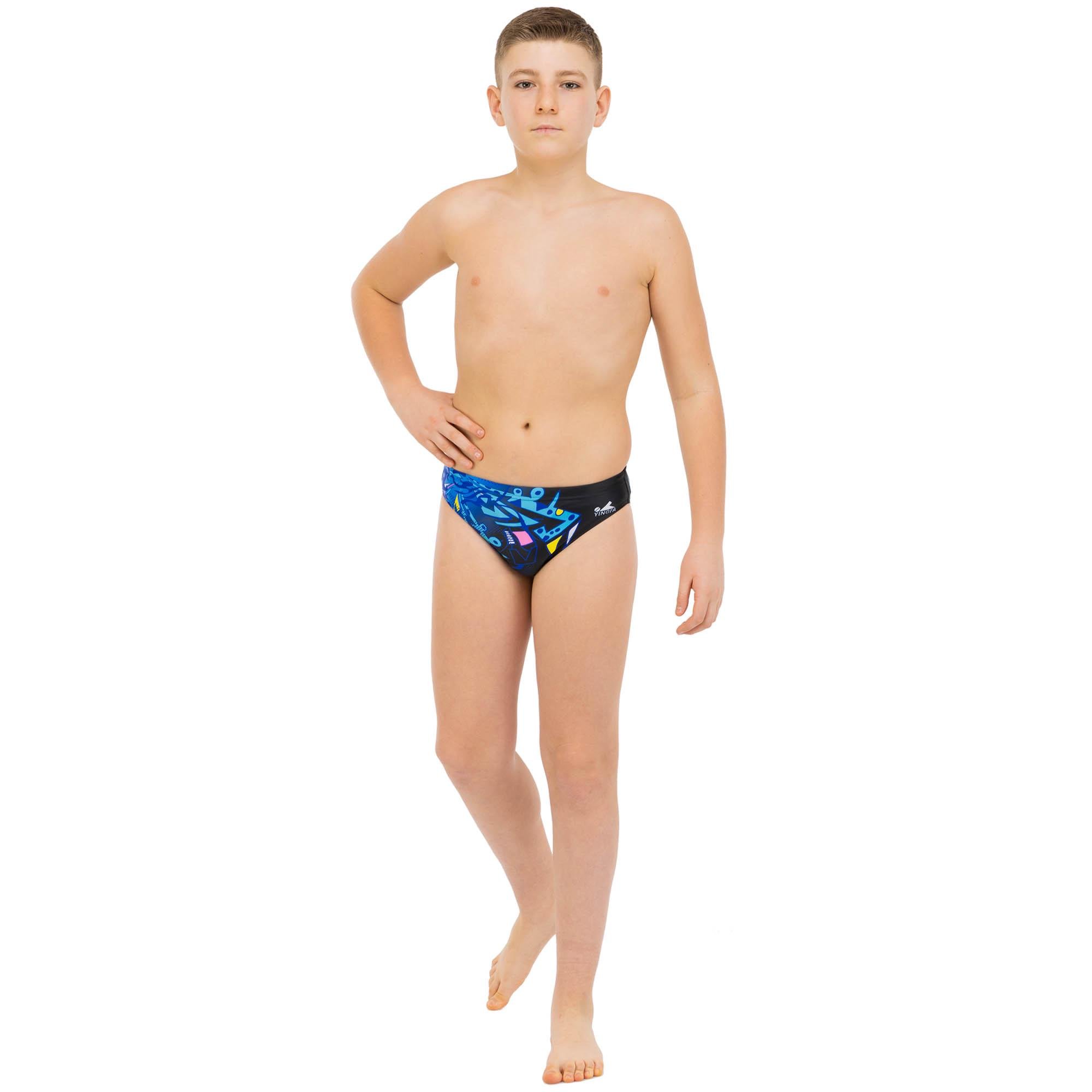 Плавки мужские классические для плавания YINGFA 9647 S Голубой (9647_Сине-черный_S_(150-155с) - фото 7 Плавки мужские классические для плавания YINGFA 9647 S Голубой (9647_Сине-черный_S_(150-155с) - фото 7