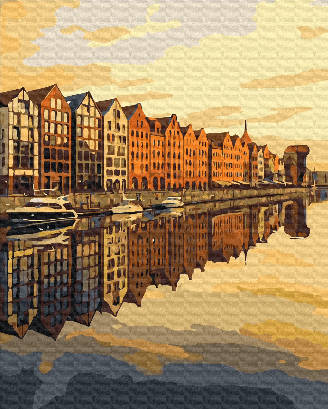 Картина за номерами Brushme Мотлава у відображенні 40x50 см (BS54535)