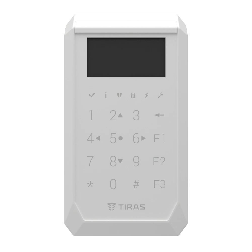 Клавіатура TIRAS K-PAD OLED сенсорна White (99-00009501) - фото 3 Клавіатура TIRAS K-PAD OLED сенсорна White (99-00009501) - фото 3