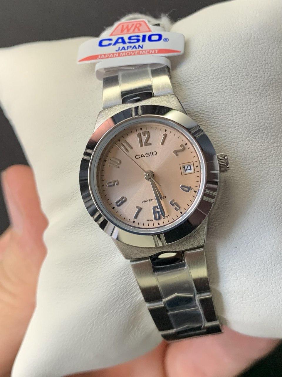 Наручные часы женские Casio LTP-1241D-4A3 Lady Timeless Collection Красный (2895907186)