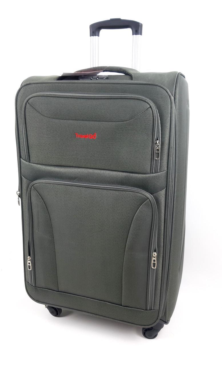 Чемодан на 4-х колесах Go Travel 77х45х28+5 см 110 л Серый (1531-4) Чемодан на 4-х колесах Go Travel 77х45х28+5 см 110 л Серый (1531-4)