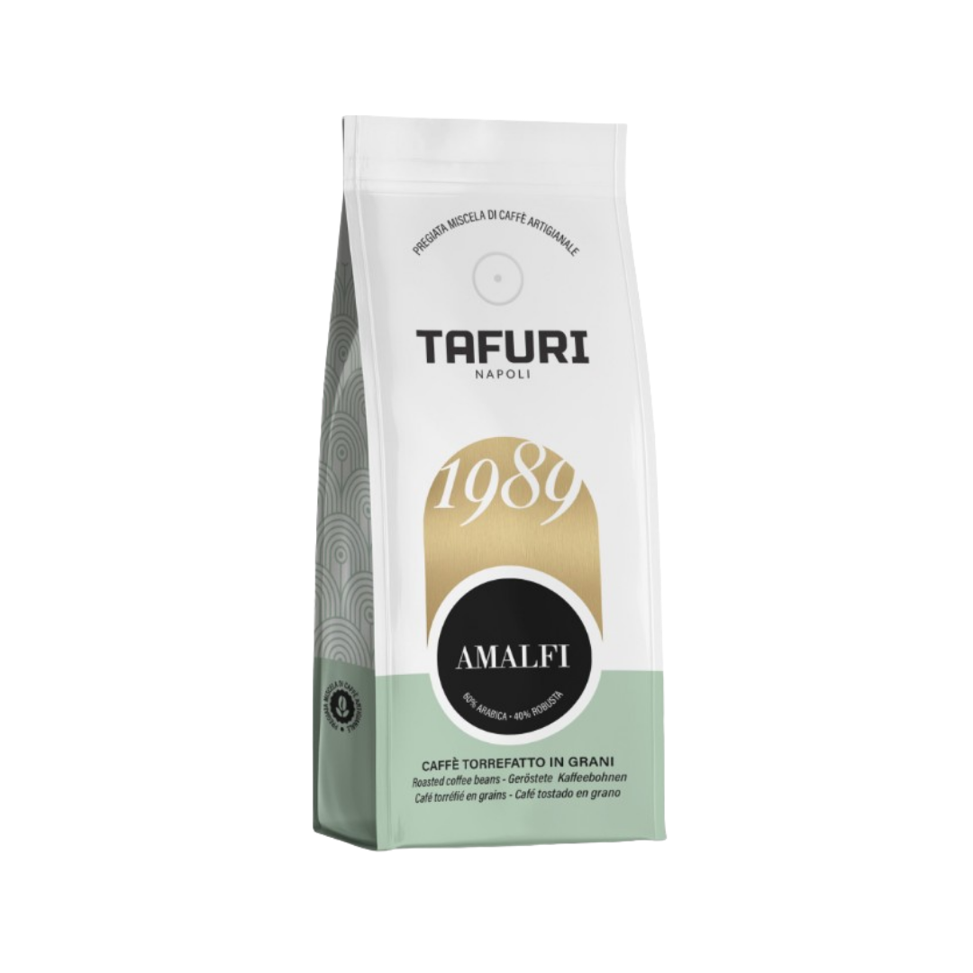 Кофе зерновой неаполитанский Tafuri Amalfi купаж 60% арабики 250 г (37657173) Кофе зерновой неаполитанский Tafuri Amalfi купаж 60% арабики 250 г (37657173)