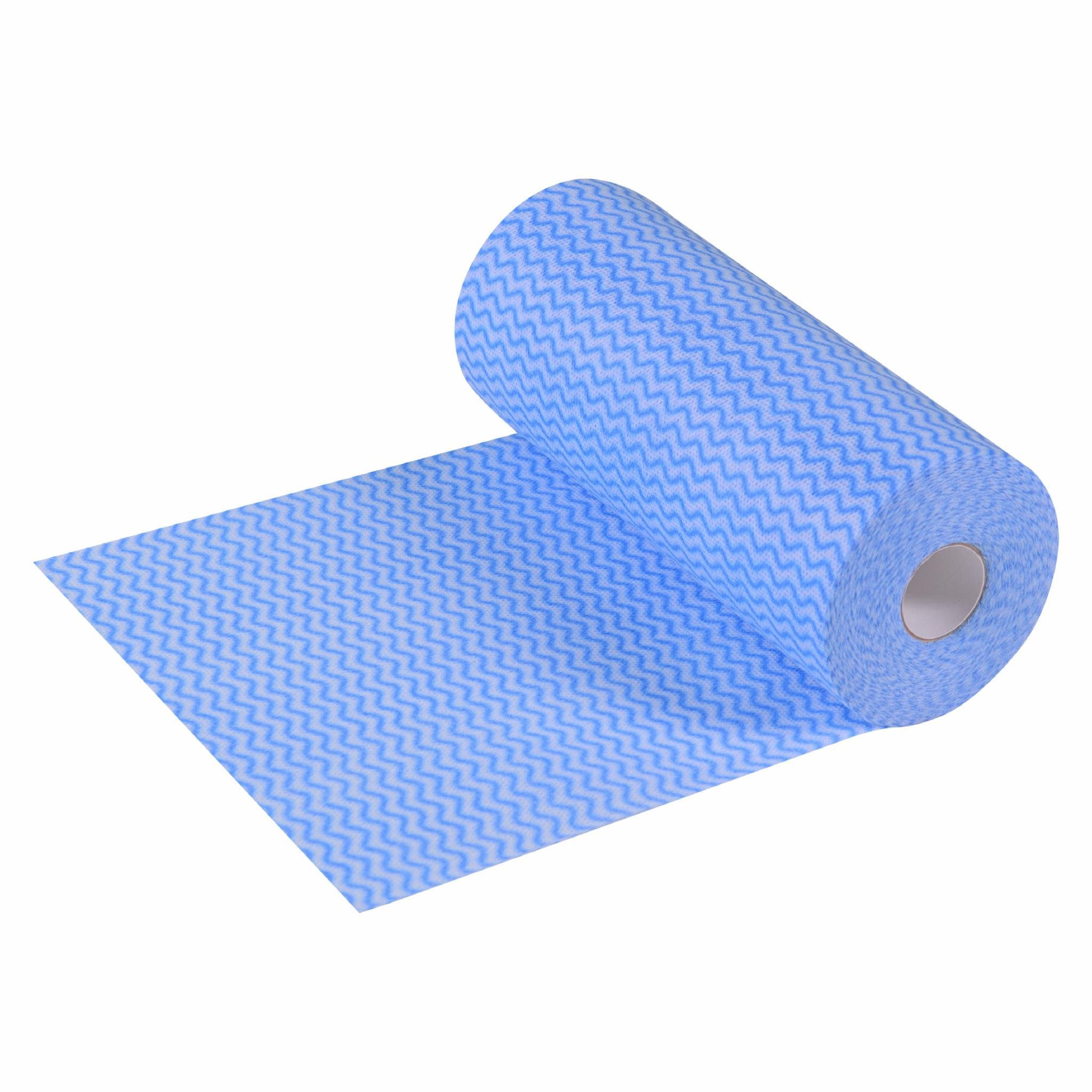 Серветки Aquasoft woodpulp з перфорацією 50 шт. в рулоні 25х30 см Блакитна хвиля (92076) - фото 4 Серветки Aquasoft woodpulp з перфорацією 50 шт. в рулоні 25х30 см Блакитна хвиля (92076) - фото 4