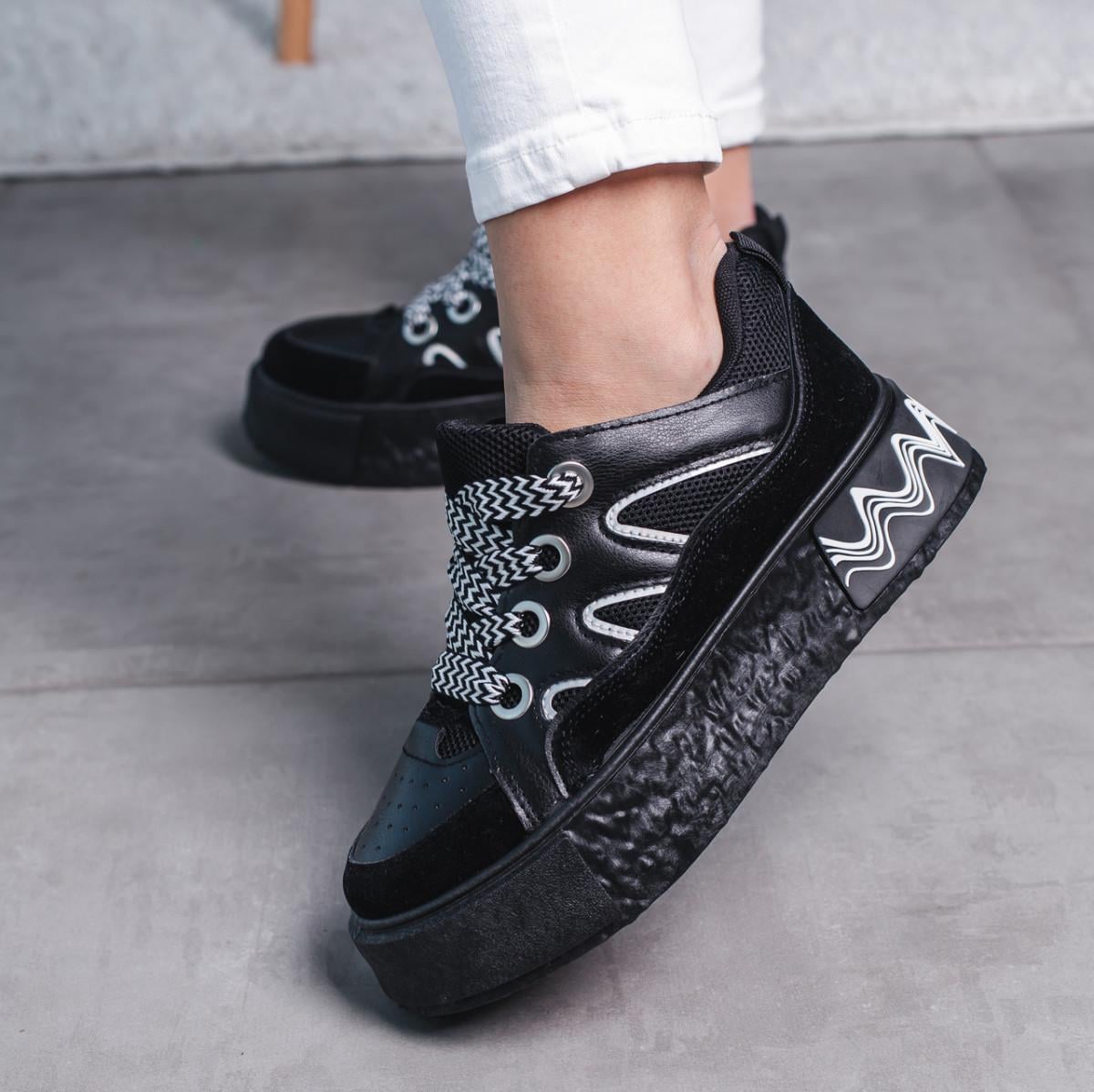 Кросівки жіночі Fashion р. 38 24 см Чорний (3485)