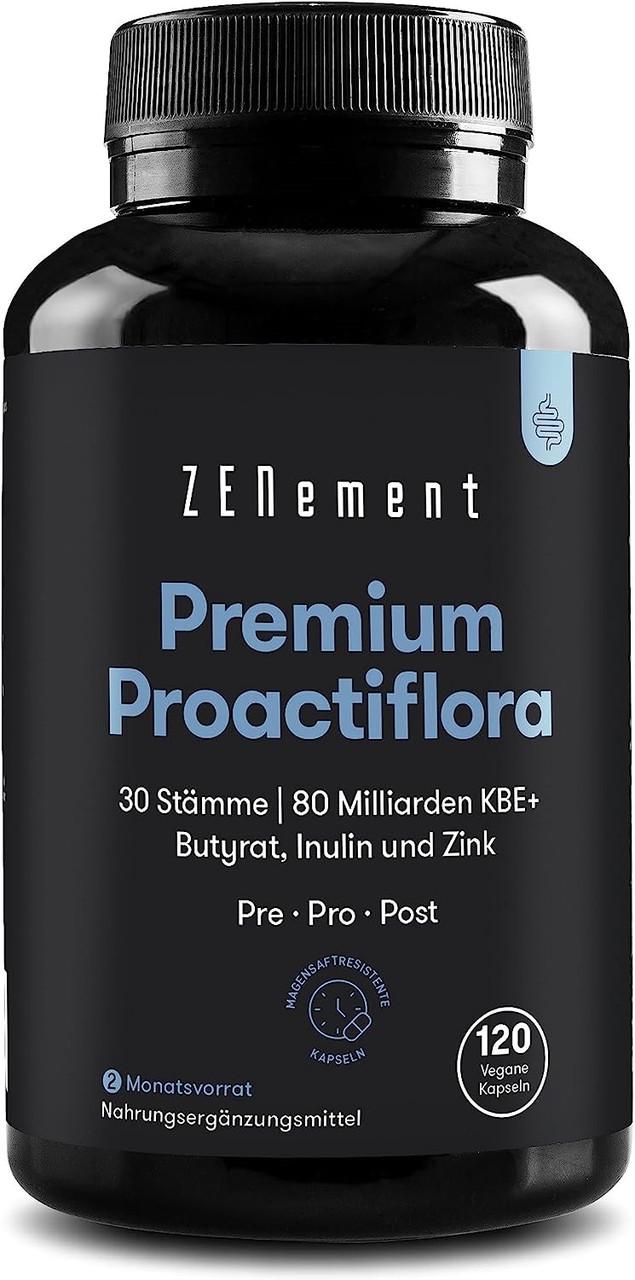Кишкові пробіотики Zenement 30 штамів 80 млрд КУО 120 капсул (50096507)