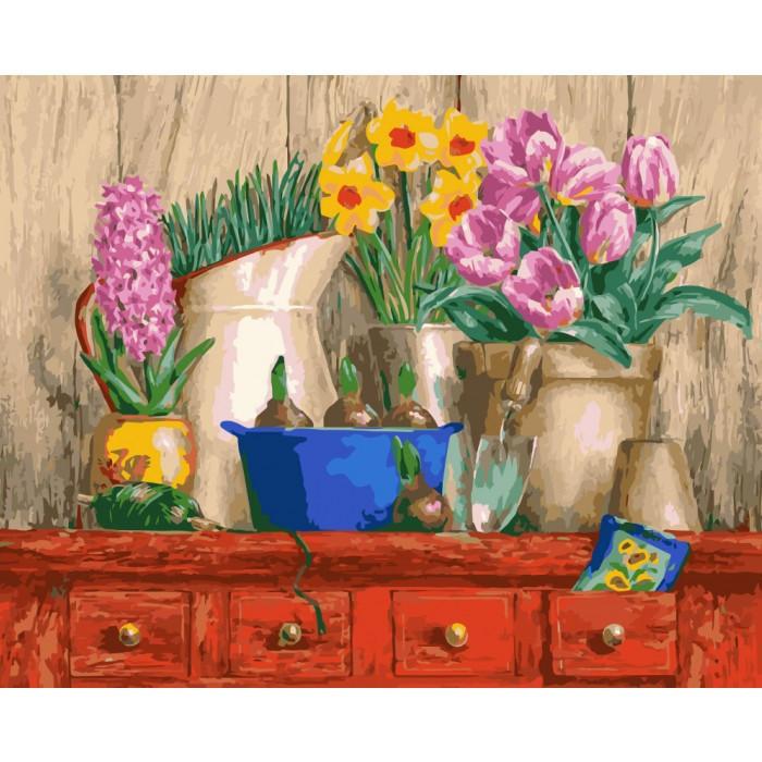 Картина по номерам Идейка Цветочная идилия 40x50 см (skl-КНО2922)