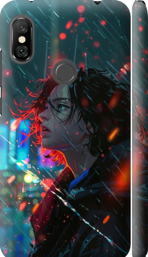 Чехол на Xiaomi Redmi Note 6 Pro Ночные огни (6096m-1551-42517)