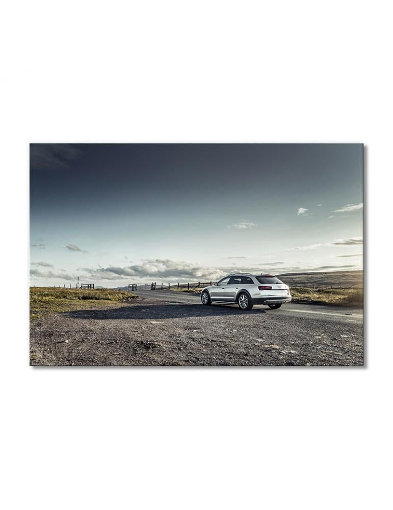 Картина модульная Серебристый Ауди А6 1 модуль 80x120 см (194657Transport0006)