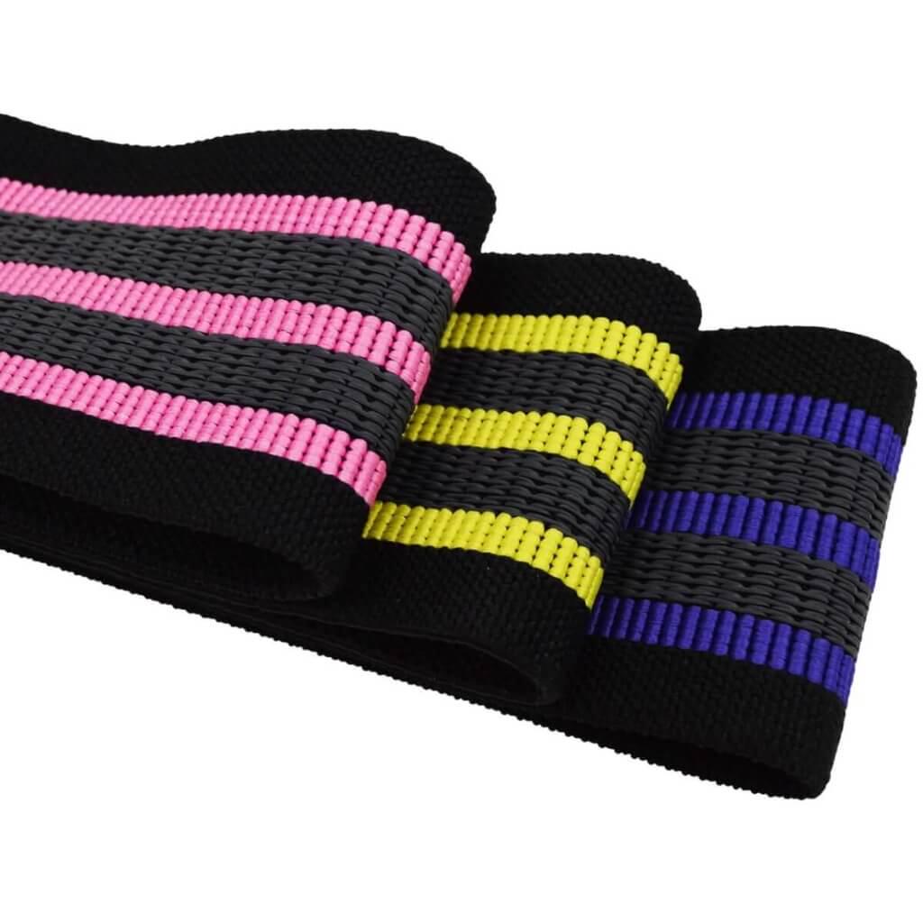 Набор тканевых резинок для фитнеса и спорта U-Powex Pro с мешочком для хранения 3 шт. - фото 3