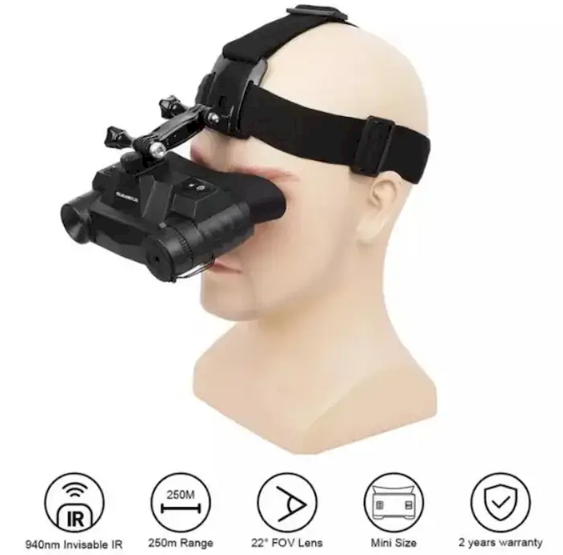 Прилад нічного бачення G1 універсальний 4,5х 1920x1080P 940 nm з кріпленням на голову - фото 2 Прилад нічного бачення G1 універсальний 4,5х 1920x1080P 940 nm з кріпленням на голову - фото 2