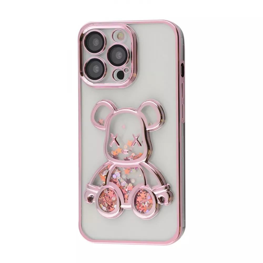 Чехол для телефона PRC Shining Bear Case iPhone 13 Pro Rose gold